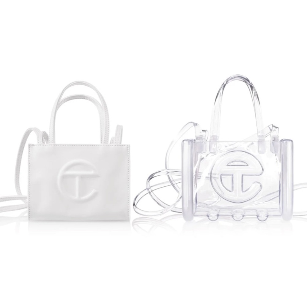 🏈Telfar x Melissa ✨🫧🤍 Small Jelly Shopper | Transparent Mini Tote - Picture 3 of 5